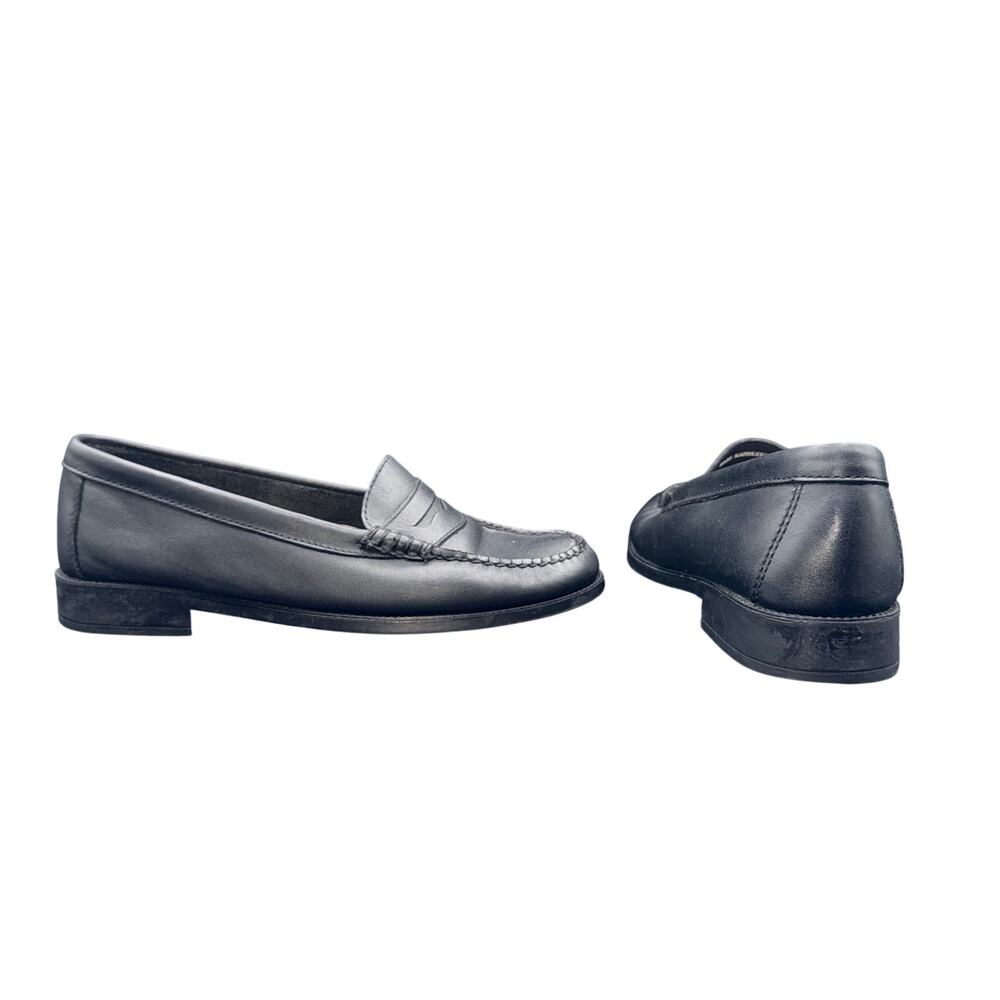 G.H. Bass Weejuns Black Leather Penny Loafers Women’s Size 8M Slip On